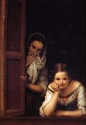 Bartolome Esteban Murillo Window of two women Spain oil painting artist